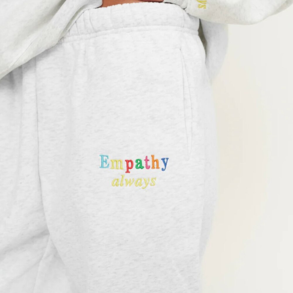 The Mayfair Group Empathy Always Women's Gray Joggers M/L